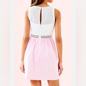 Lilly Pulitzer White and pink Dress with cute details